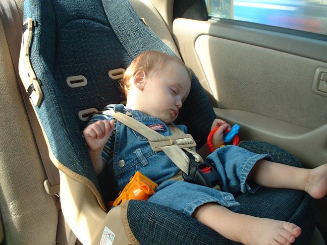 Child in Carseat