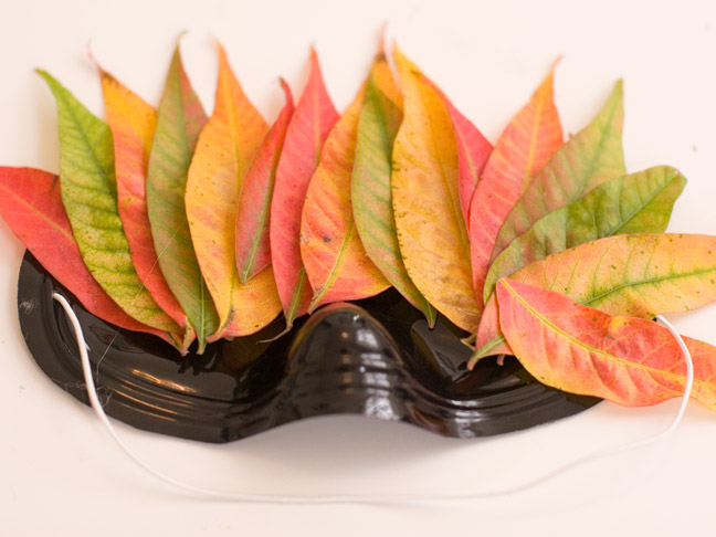 DIY: Fall Leaf Masks