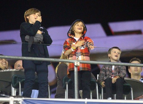 Romeo Beckham, Cruz Beckham, Brooklyn Beckham