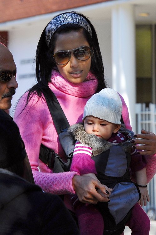 Padma Lakshmi pink dress