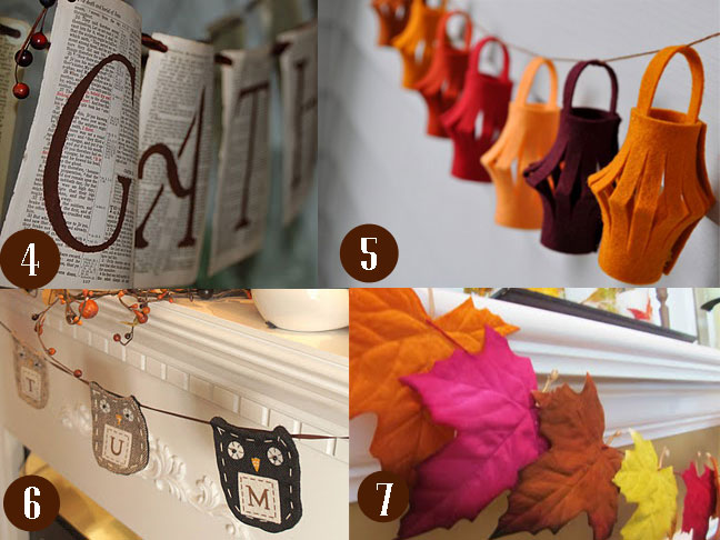 10 Fall Bunting Ideas For Your Home 10 Fall Bunting Ideas For Your Home