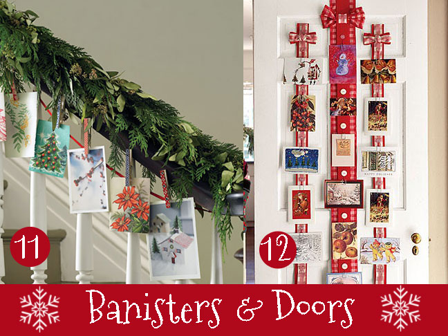 15 Ways To Display Your Christmas Cards