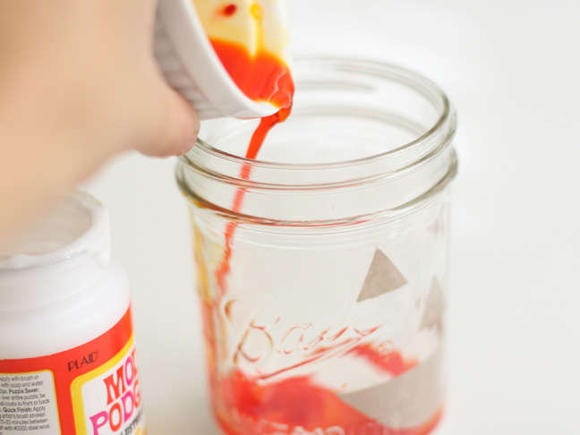 Pumpkin Mason Jars DIY Craft - Step 7