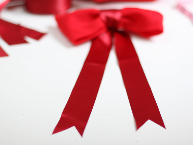 Christmas Red Felt Bow Craft - Step 9