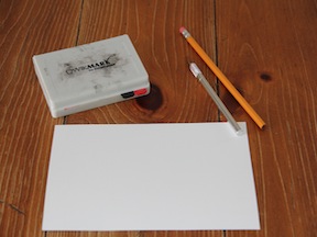 DIY Heart Stamp Art - Materials