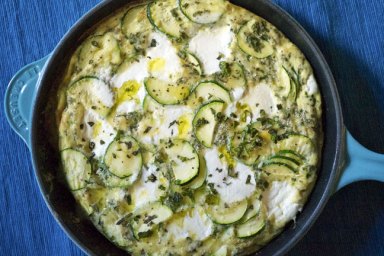 Zucchini Frittata Veggies For Breakfast