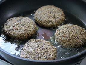 Black Lentil Pumpkin Veggie Burgers - Step 6