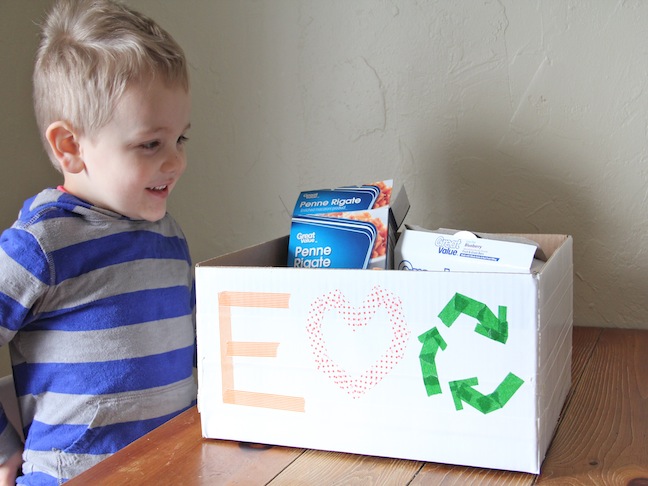 Recycling Bin Craft