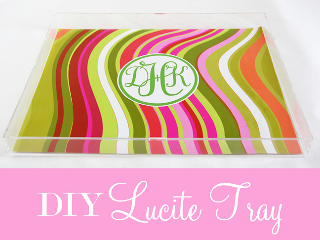 Lucite Tray