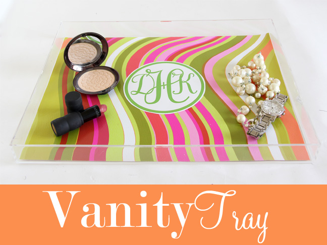 DIY: Lucite Tray