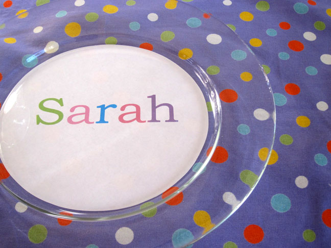 DIY: Dinner Plate Place Cards