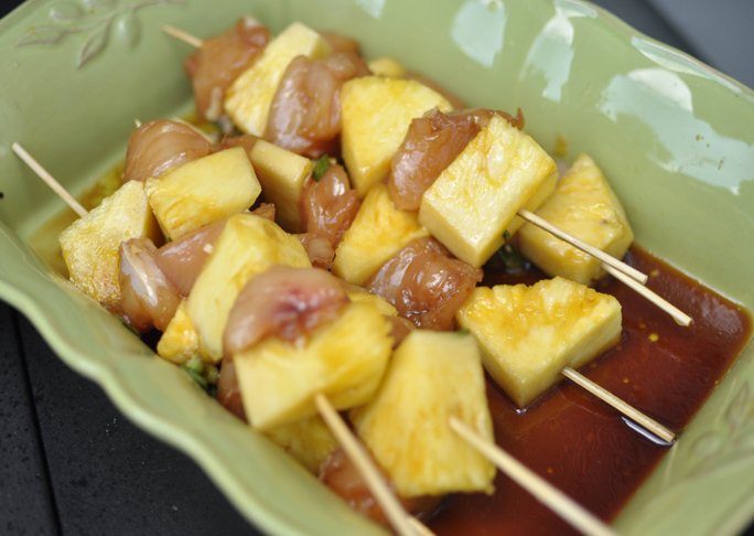 Chicken Pineapple Skewers - Step 4