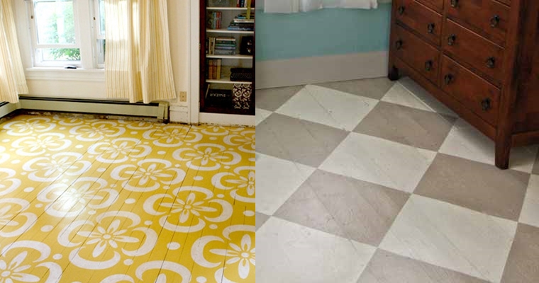 Painted Floors - Home DIYs