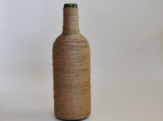 DIY: Jute Wrapped Bottles