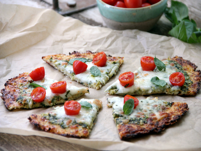 Cauliflower Crust Gluten-Free Pizza Recipe