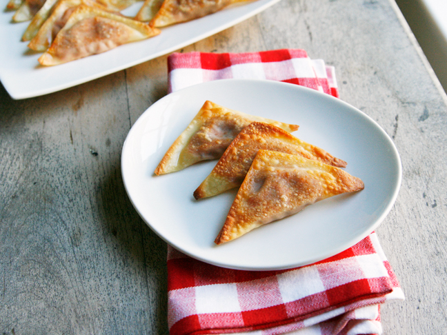 Cripsy Baked Pizza Wontons Recipe