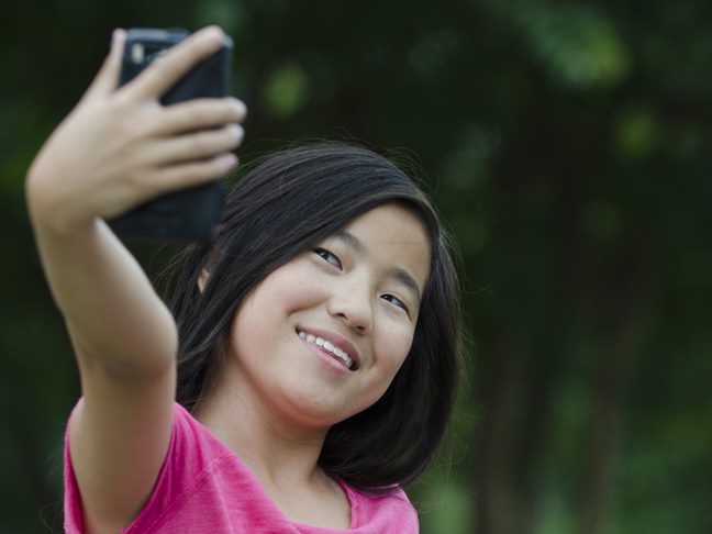 Girl Taking Selfie