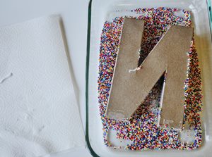 Sprinkle Monogram - Step 3