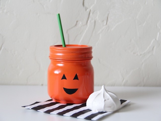 Mason Jar Jack-O-Lantern Craft