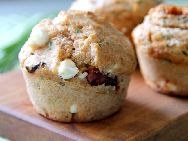 Oven Dried Tomato-Feta Muffins Recipe Final