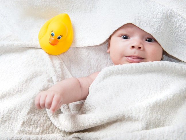 Bathing a Newborn