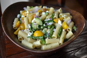 Pasta Salad with Asparagus, Zucchini, and Feta Recipe Final