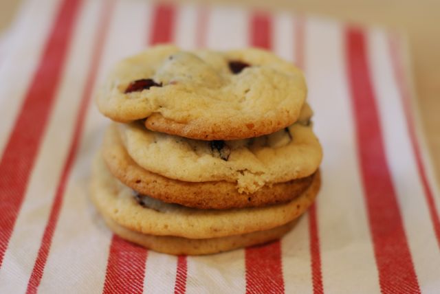 Cranberry Shortbread Cookies