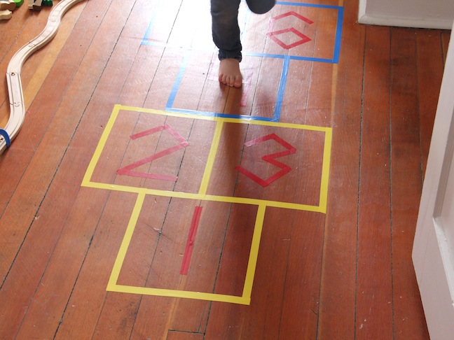 indoor hopscotch