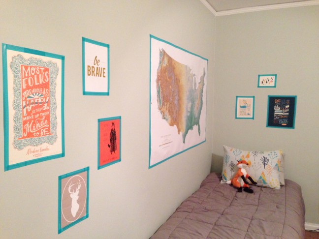 Washi Tape Gallery Wall DIY