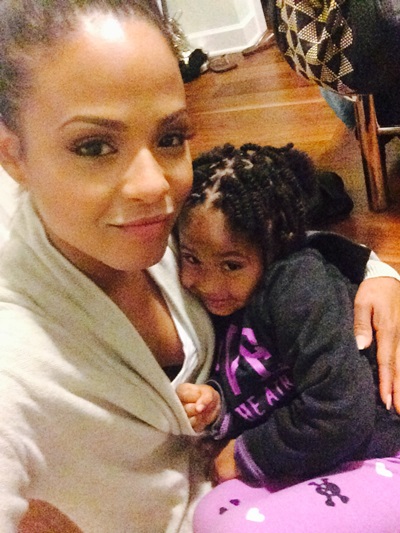 Christina Milian and Daughter