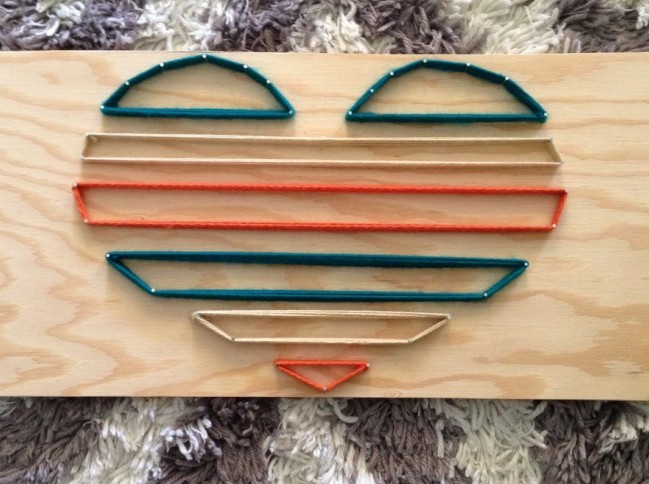 heart string art DIY