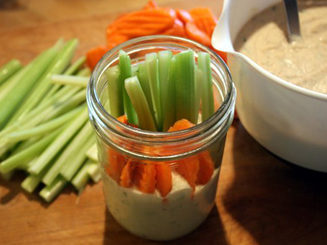 veggies-dip-mason-jar