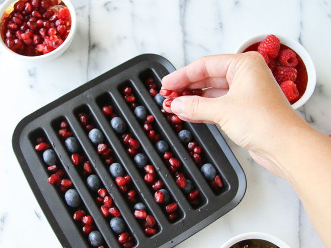 Striped Ice Cube Tray for July 4th