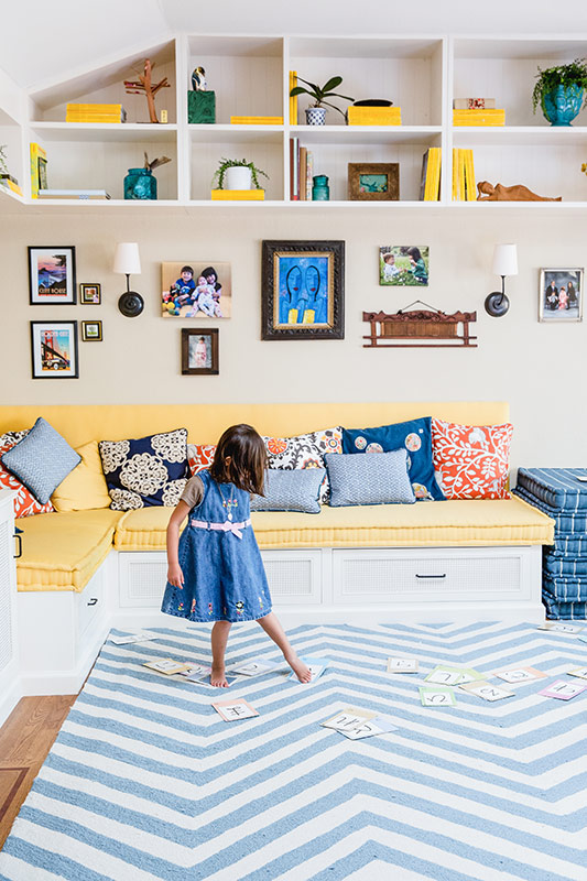 A multi-tasking family room from Homepolish