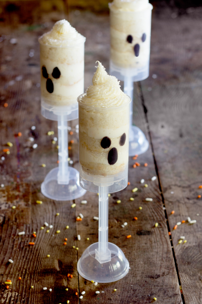 Ghost Cake Push Pops