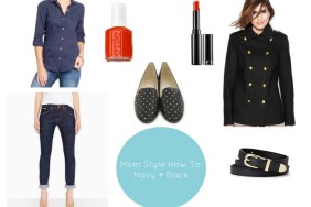 navy and black trend