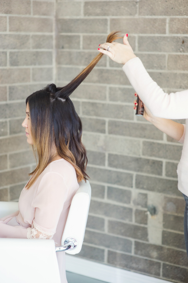 ombre hair long bob 