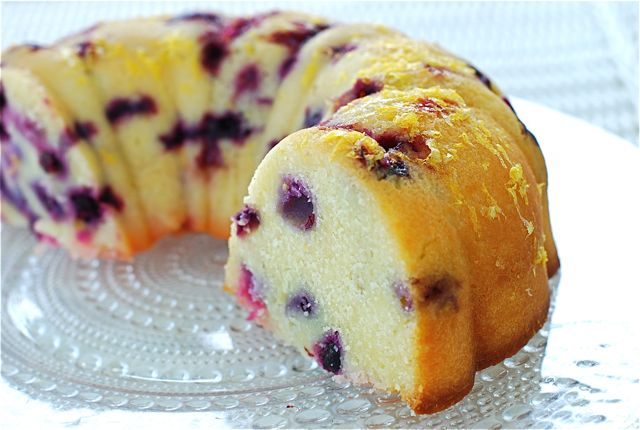 Blueberry Thyme Poundcake