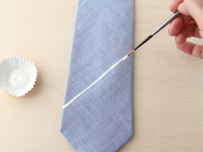 How To Hand Paint a Tie // Step 2