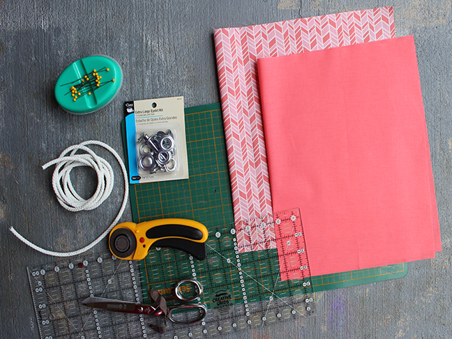 DIY.. Beach Bag With Cord Straps