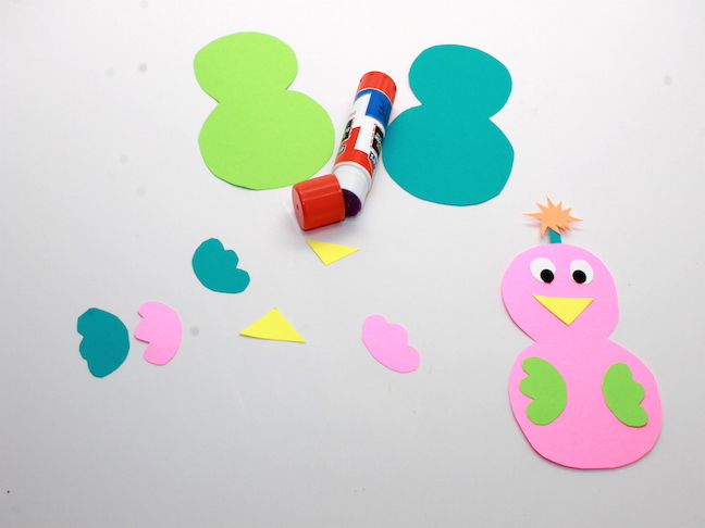 Summer Finger Paint Fan Craft for Kids