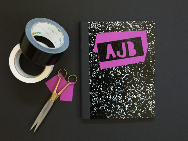 diy-duct-tape-monogram-notebook