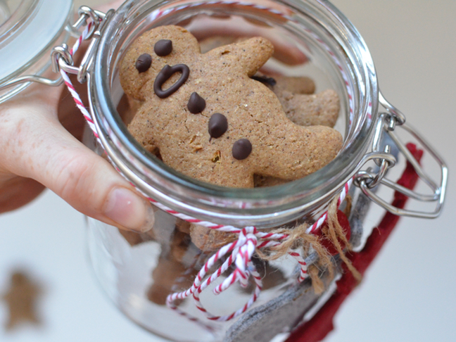 Healthy Wholemeal Gingerbread cookies