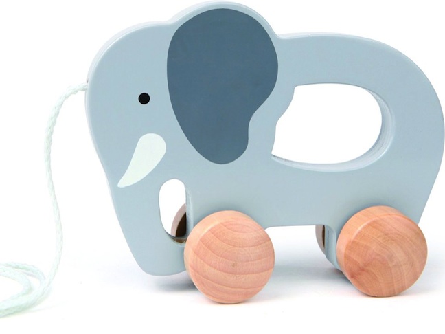 Push & Pull Elephant by Hape