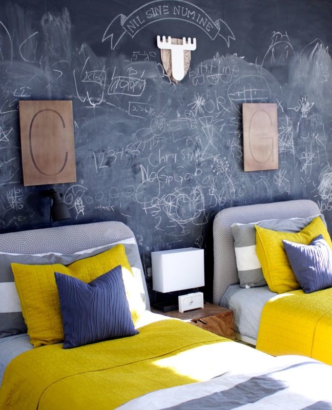 chalk-chalkboard-wall-room-kids-yellow-bedding-initials-wood-room- chalk-chalkboard-wall-room-kids-yellow-bedding-initials-wood-room-