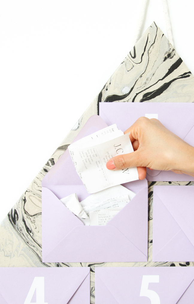 Easy DIY Receipts Organizer Idea