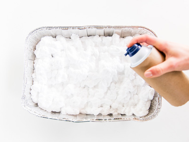 shaving cream pie plate