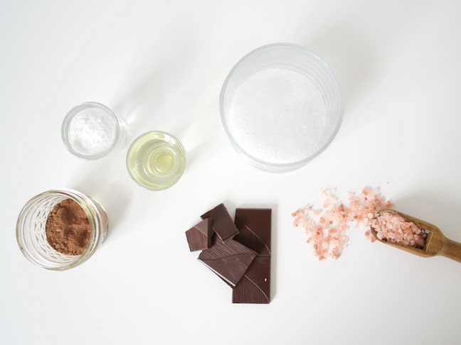 DIY chocolate bath salts - an easter gift tutorial