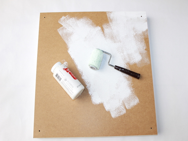 white paint mini roller