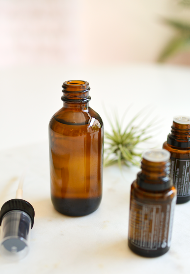 brown amber glass bottles